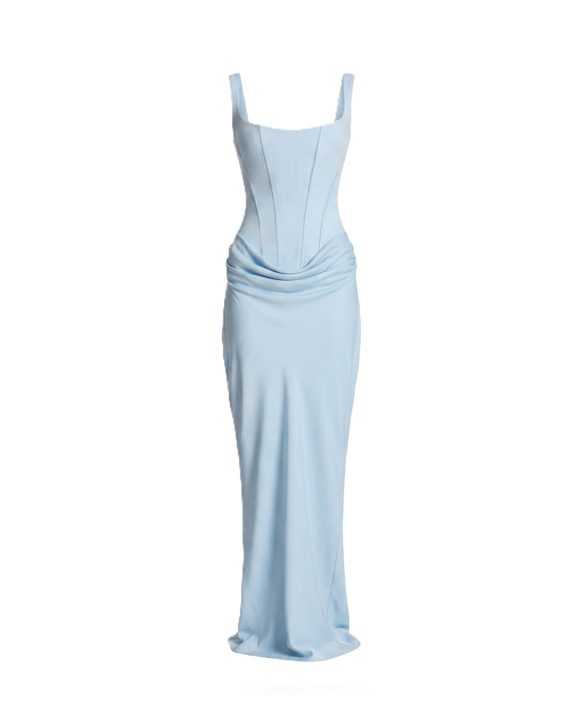 Body Frame | Bodycon midi-jurk met vierkante hals