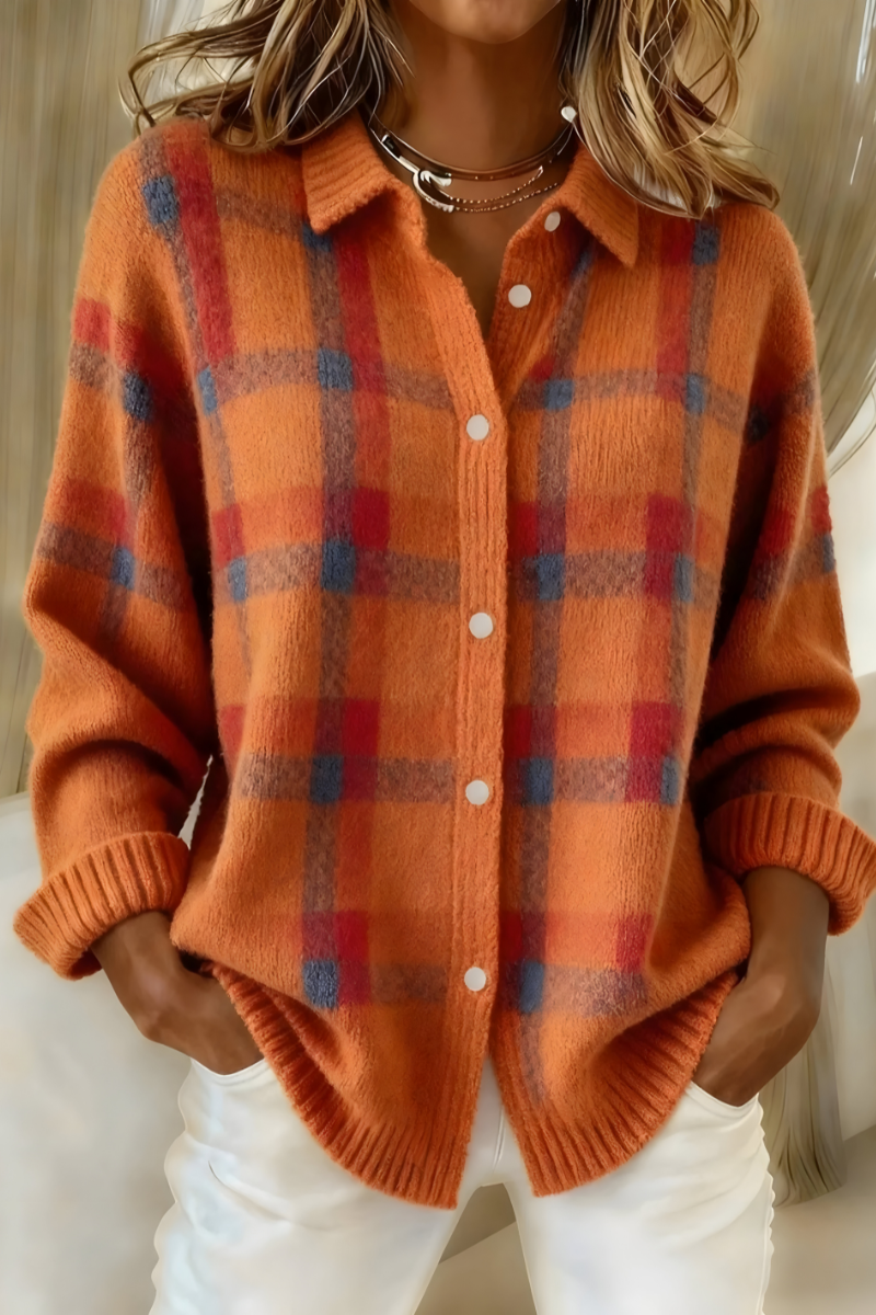 Anna™ | Cardigan en Zachte Ruit