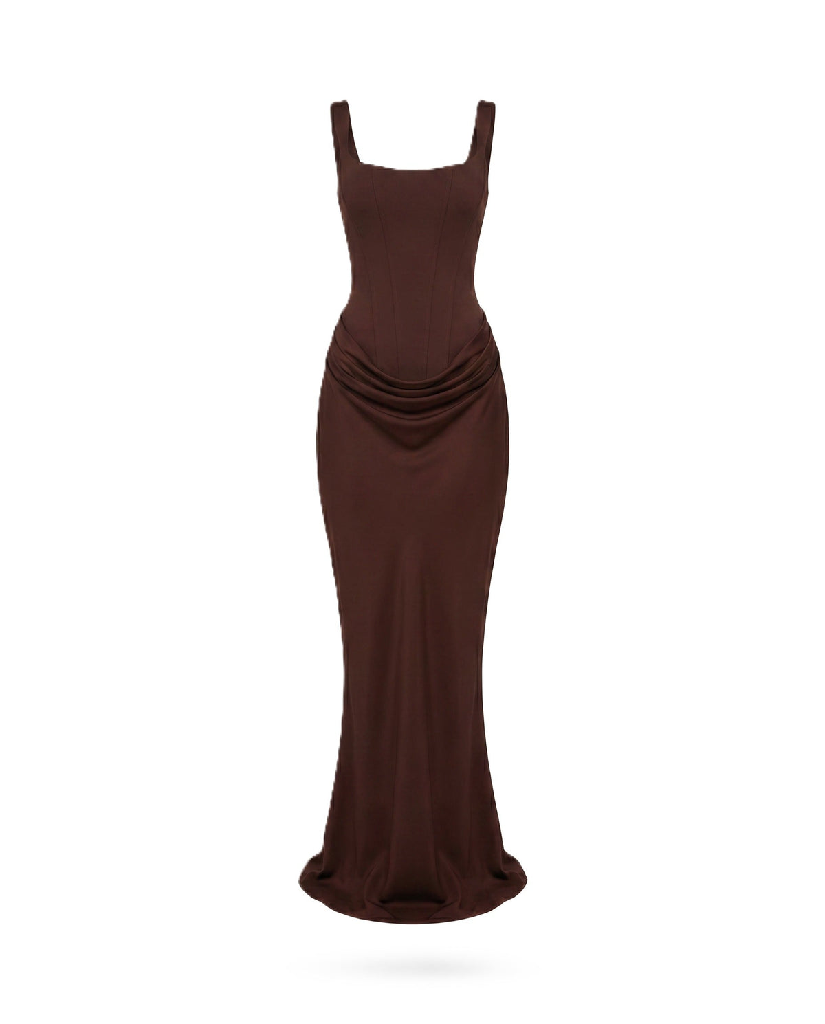 Body Frame | Bodycon midi-jurk met vierkante hals