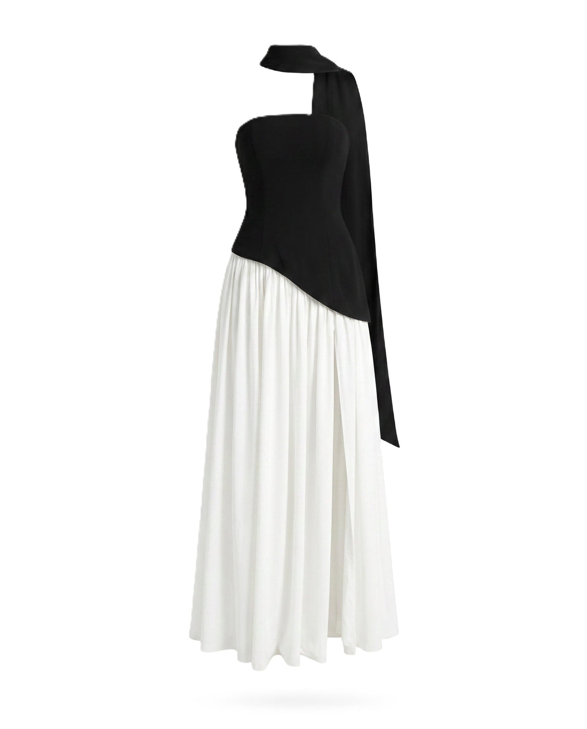 Cross Back | Bodycon maxi-jurk met open rug en split