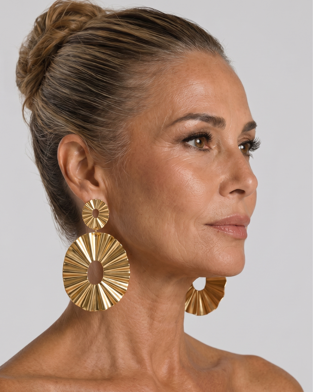 Eva oorbellen - Goud