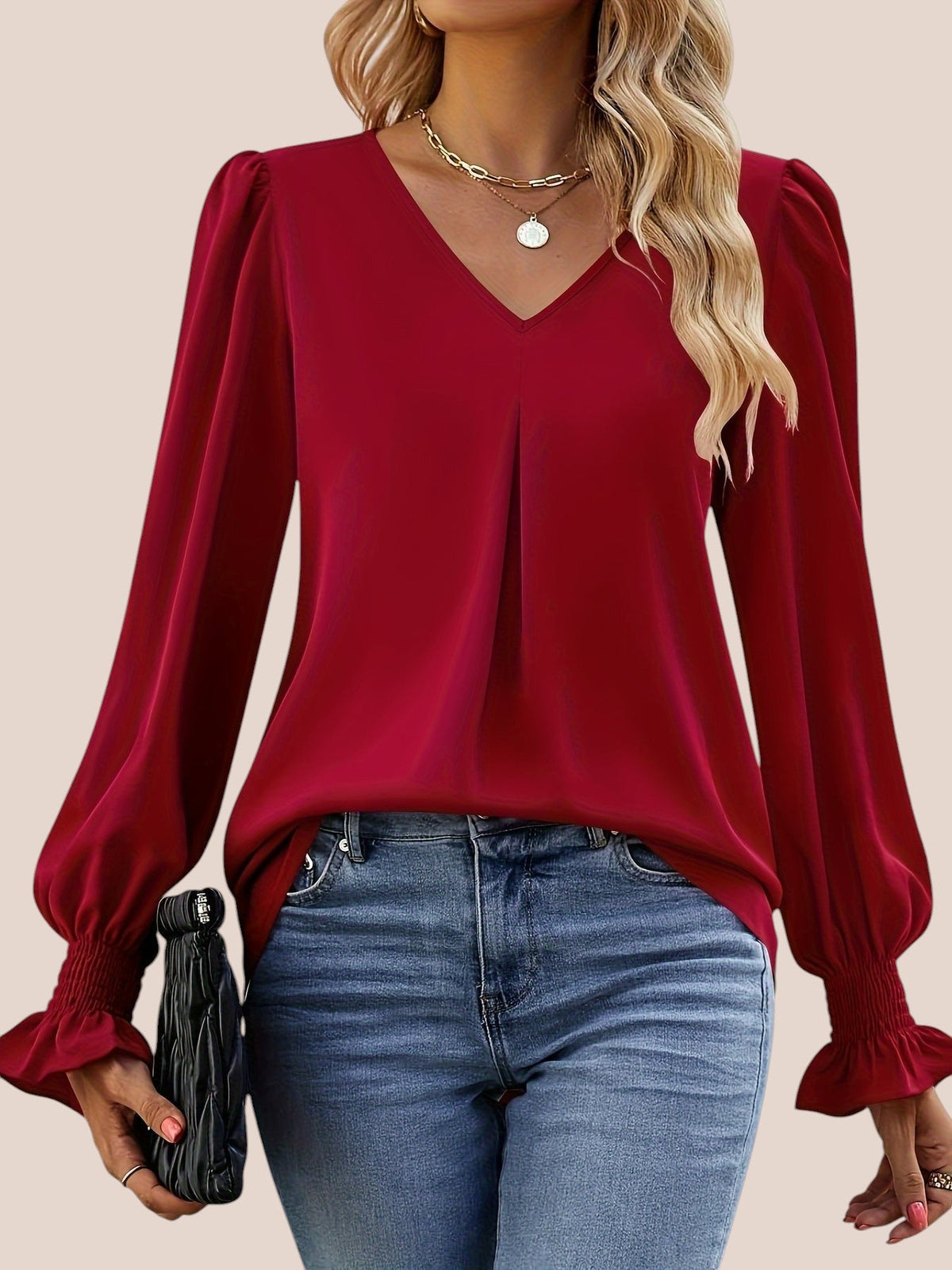 Mira | Elegante Blouse met V-hals