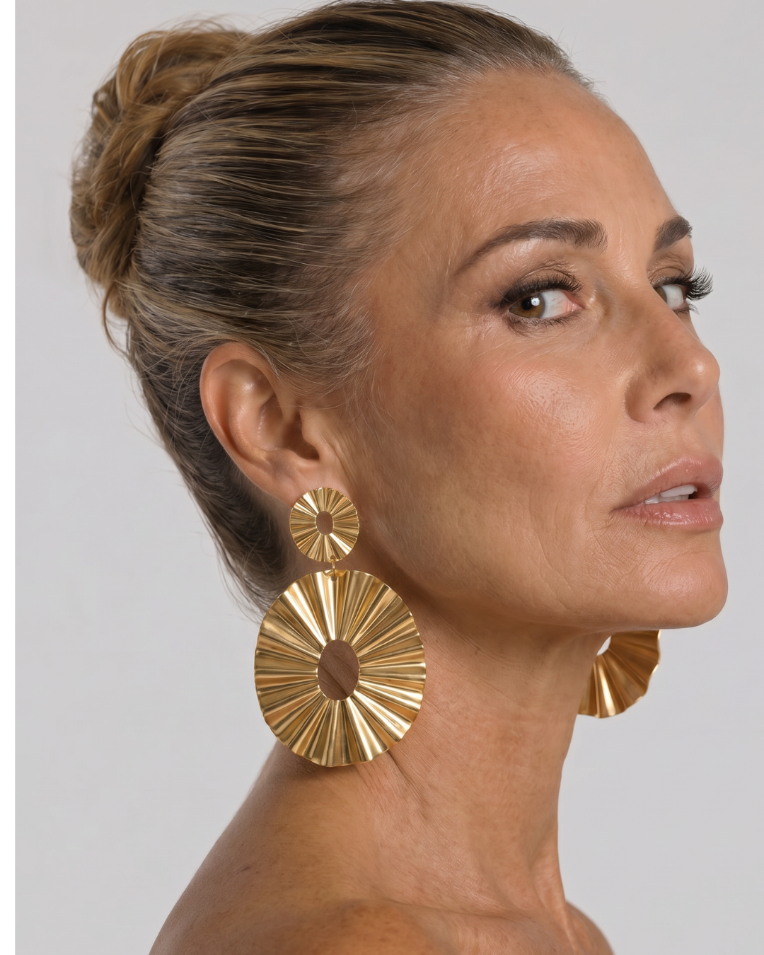 Eva oorbellen - Goud