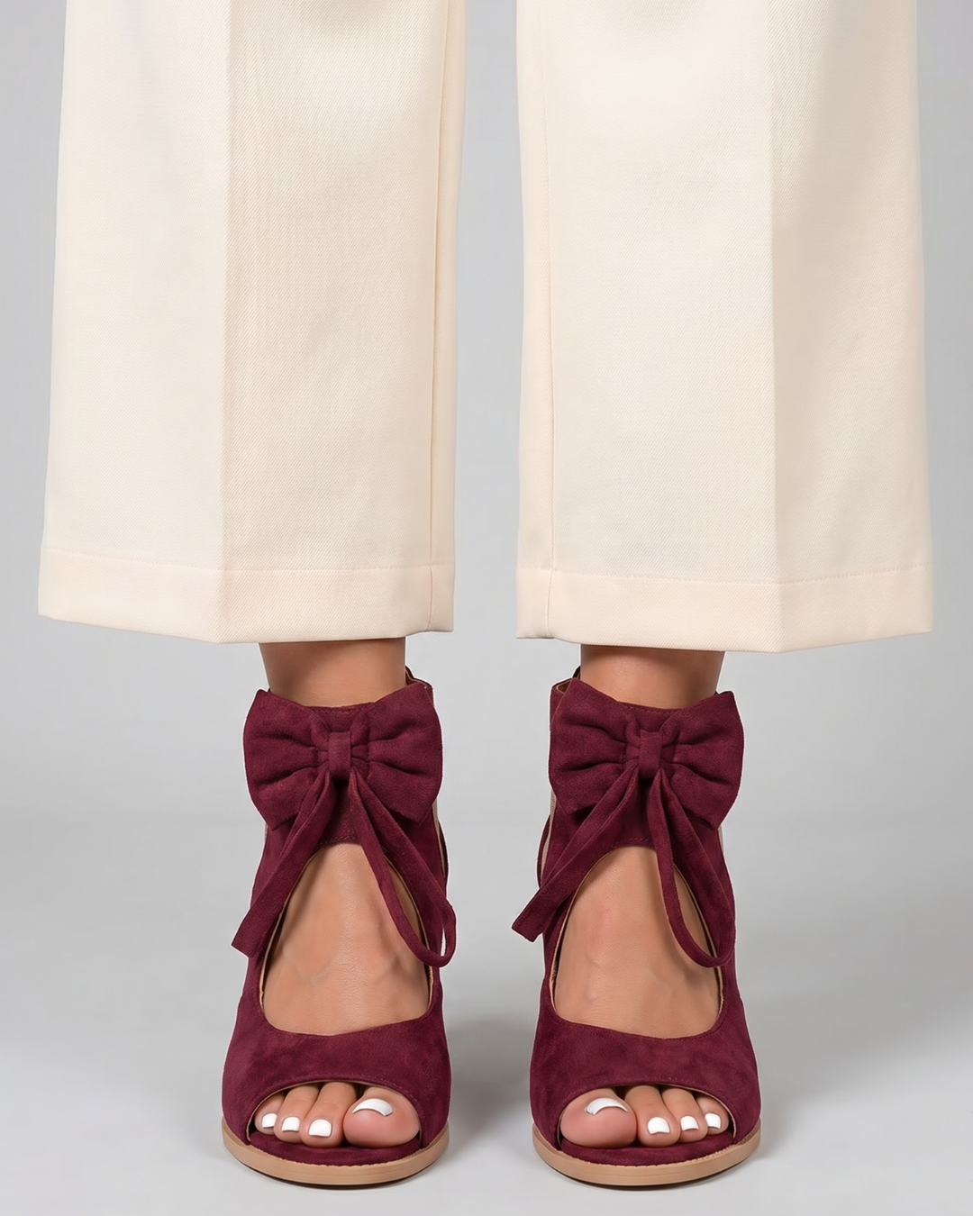Comone | Sandalen met open neus en blokhak