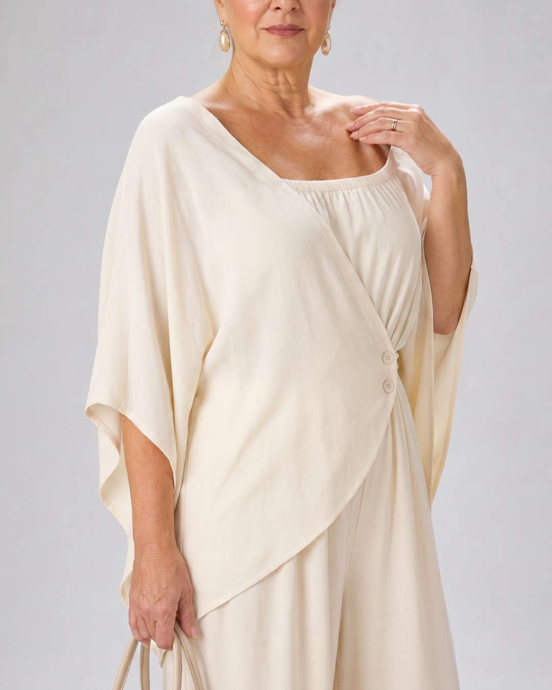 Vemrina | 2-delige Set met Off-shoulder Top en Wijde Broek