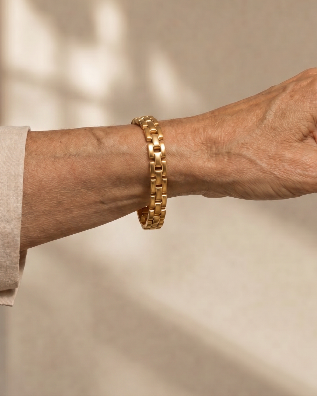 Vios | Armband met dubbele rij schakels