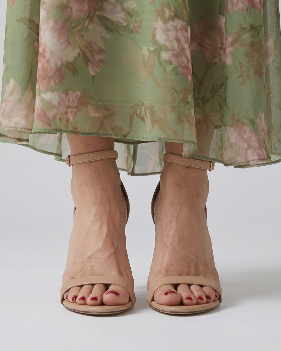 Oriana | Sandalen met bandjes, open neus en stiletto