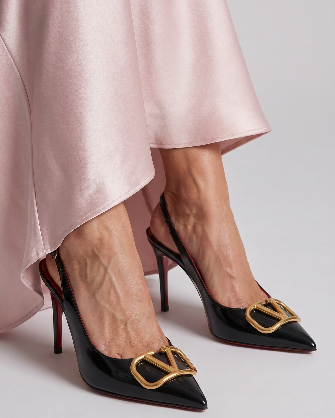Althea | Slingback pumps met puntneus en stiletto
