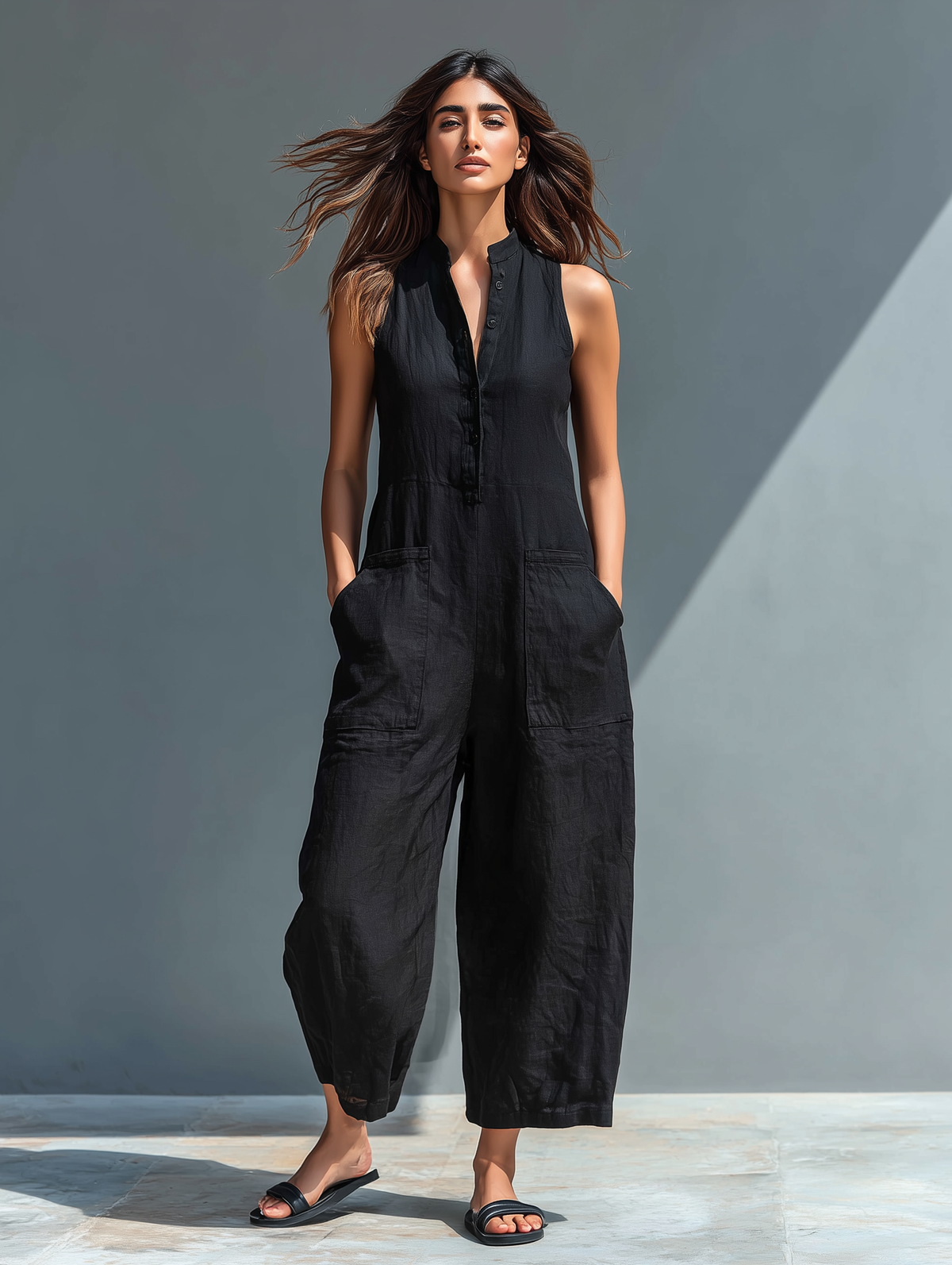 Jade | Mouwloze jumpsuit