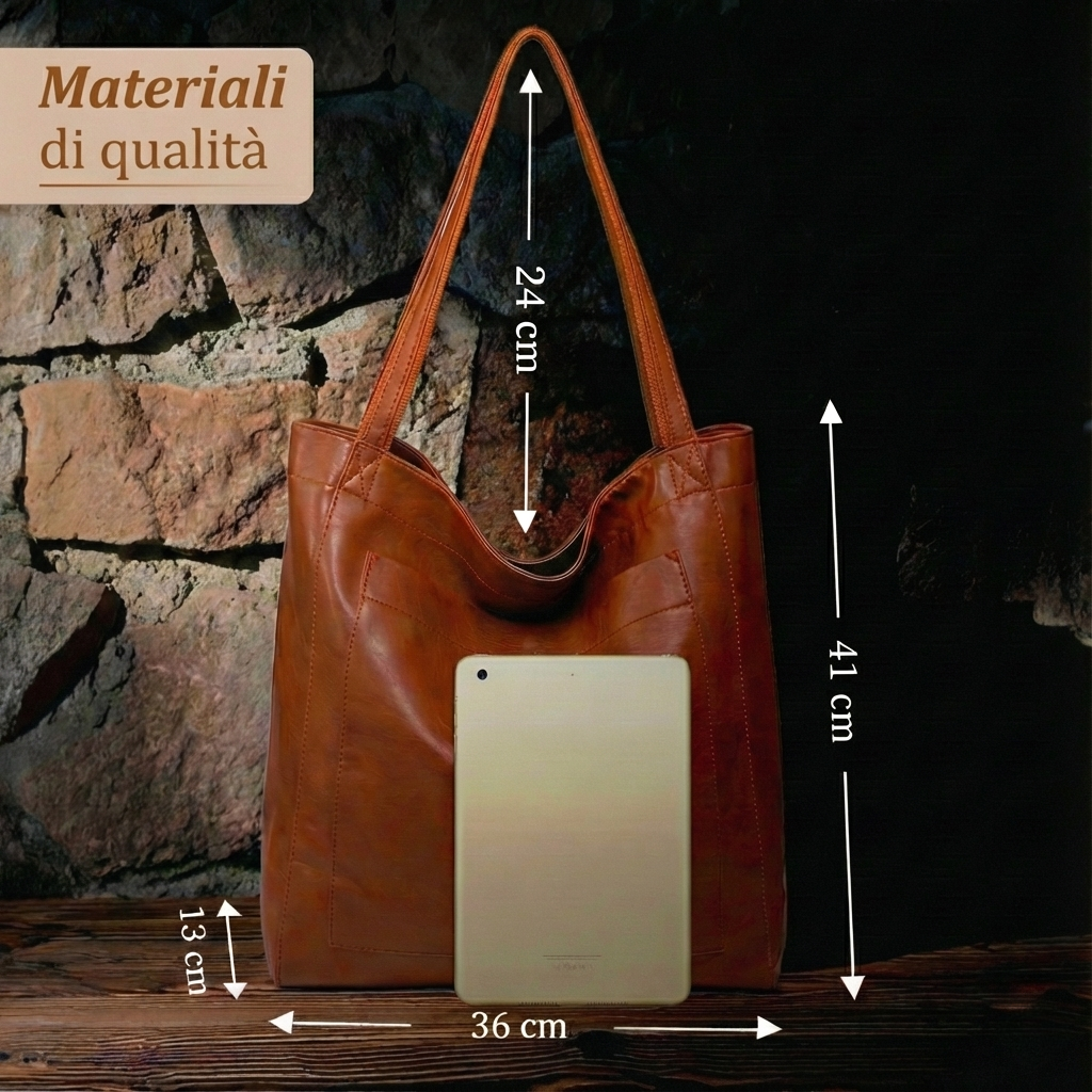 Lorena™ | Moderne en Elegante Leren Tas