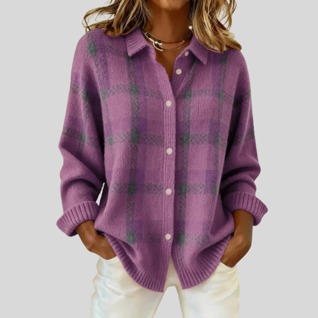 Alara™ | Retro Check Trui