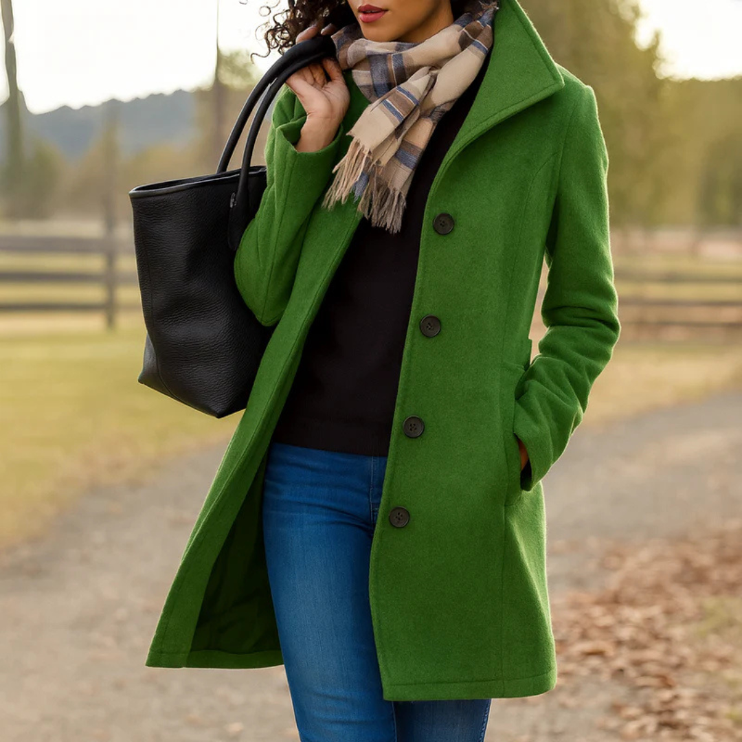 ADRIANA | Elegante Jas met Omarmende Warmte en Tijdloze Stijl