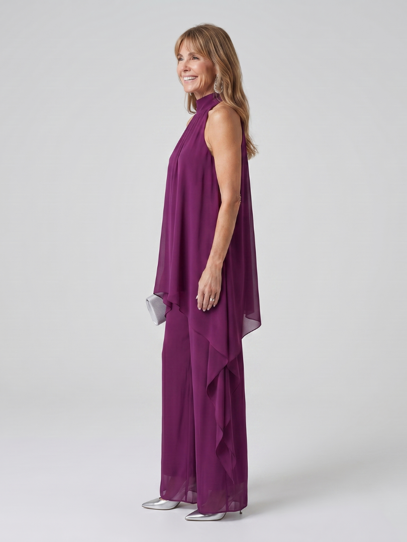 Bearim | Asymmetrische tuniekset met halternek