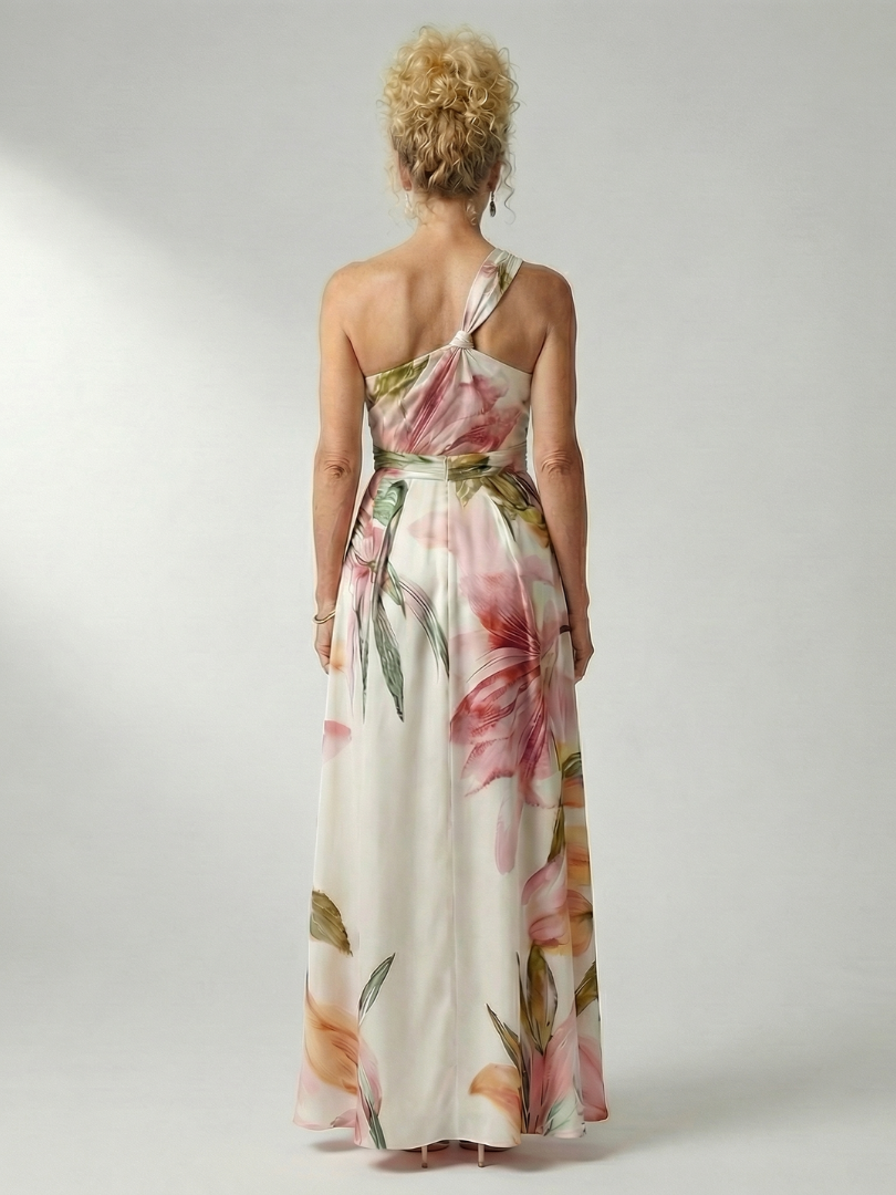 Amiel | Lichte maxi-jurk met bloemenprint