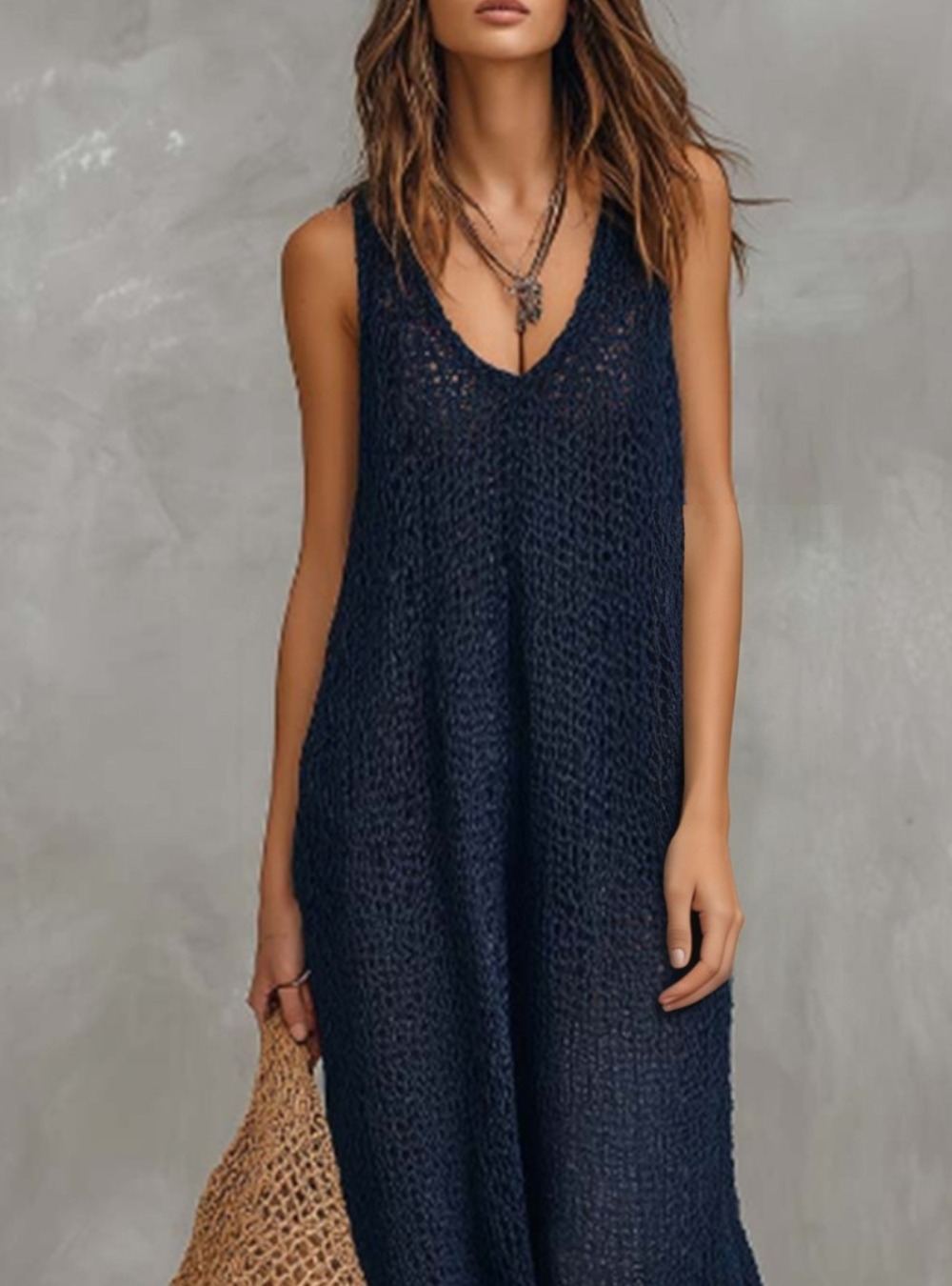 Bohemian Patchwork Maxi-jurk