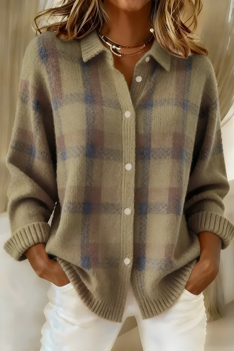 Anna™ | Cardigan en Zachte Ruit