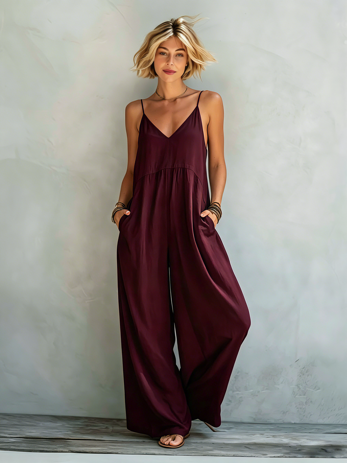 Amélie | Mouwloze jumpsuit