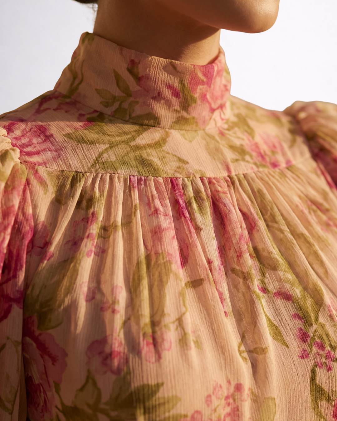 Rosario | Lange Bloemenjurk met Bloemenprint
