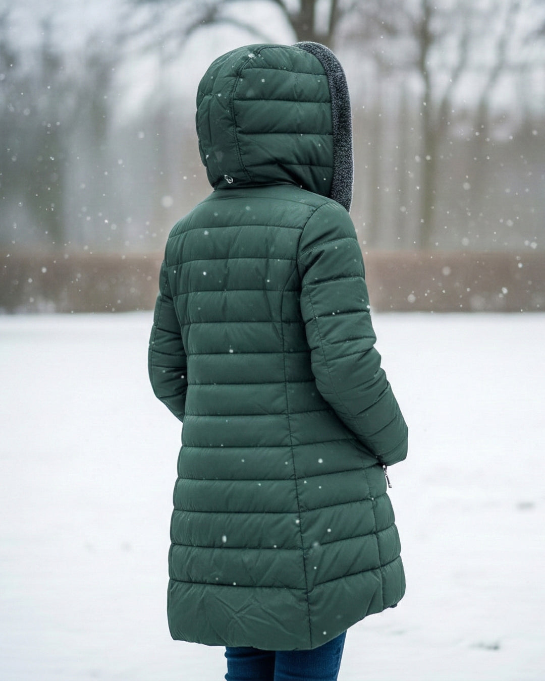 Clair | Pufferjas gevoerd met fleece