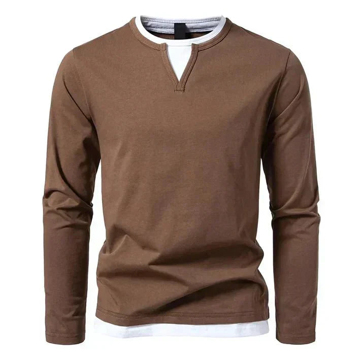 Alwin | Premium Longsleeve van gekamd katoen