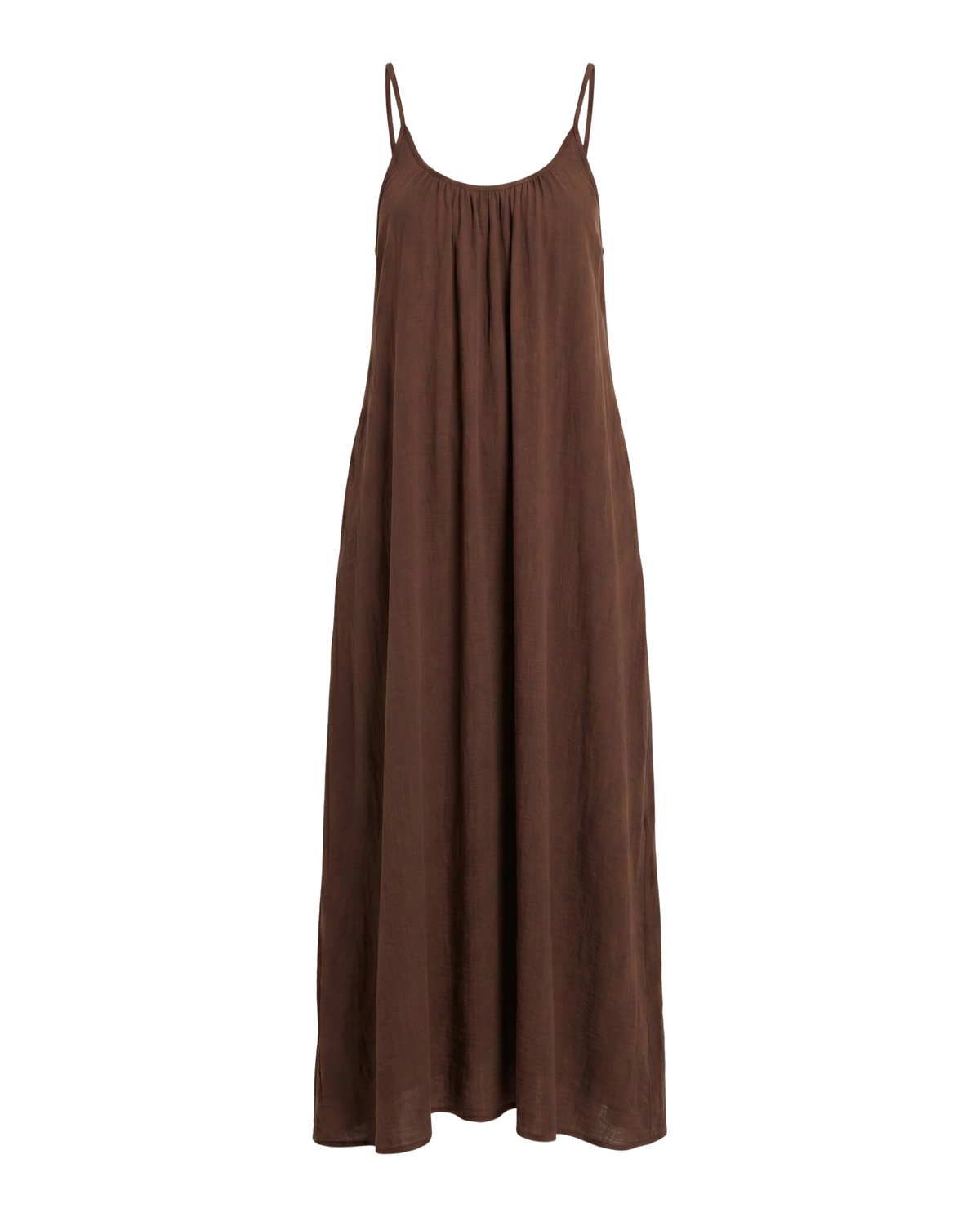Maxi-jurk met open rug