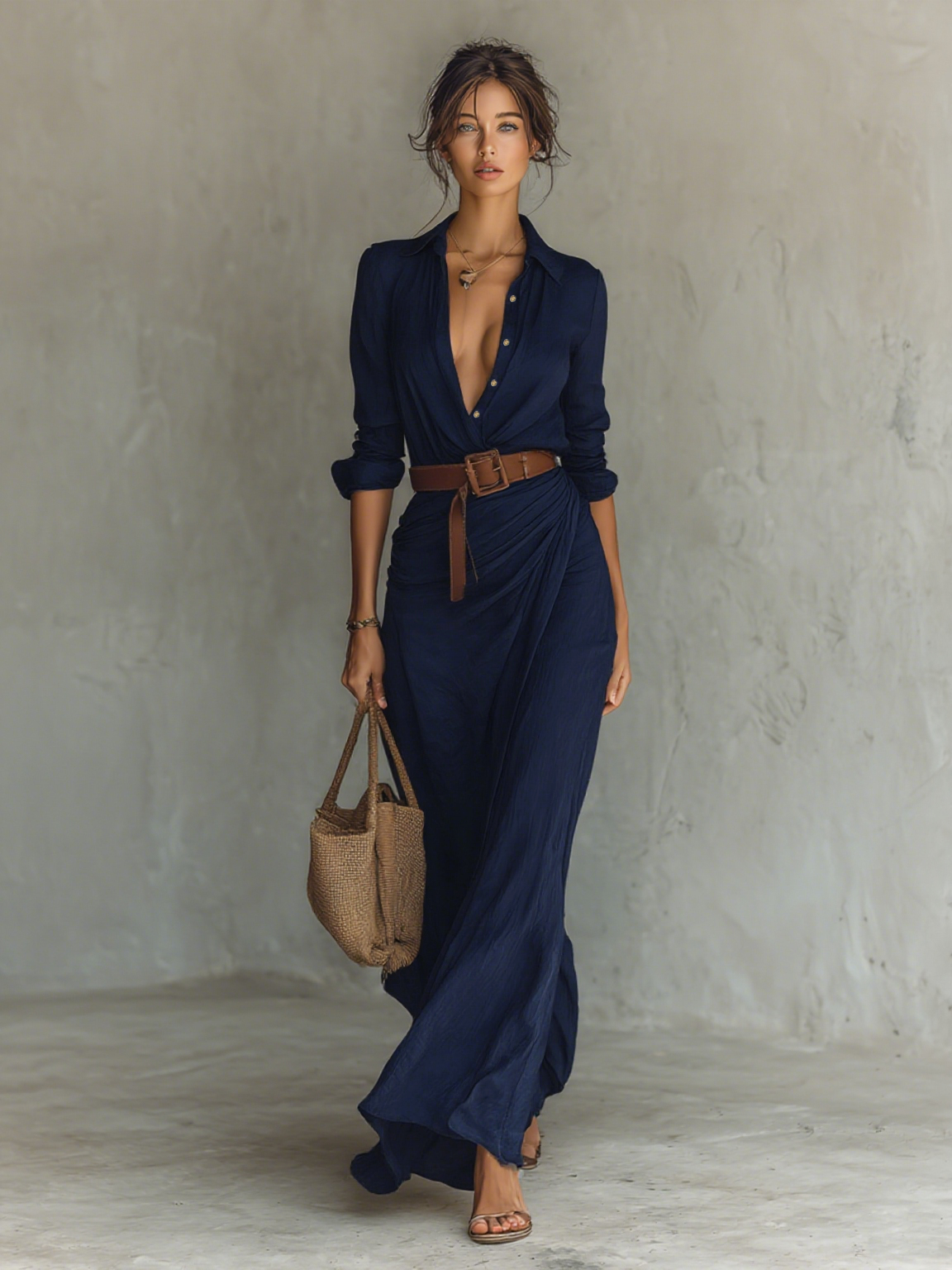 Victoria | Lange casual jurk