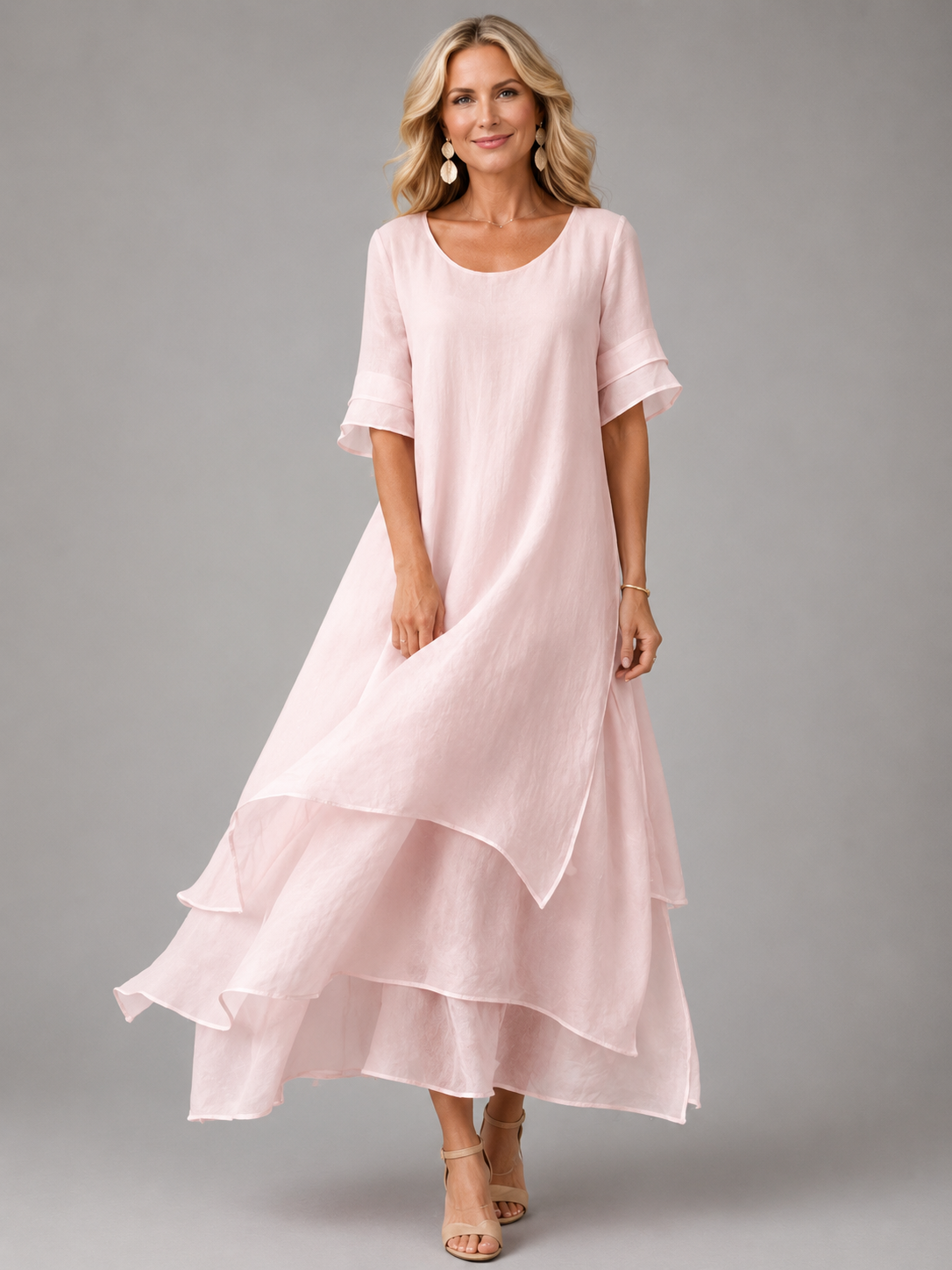 Liora | Vloeiende maxi-jurk