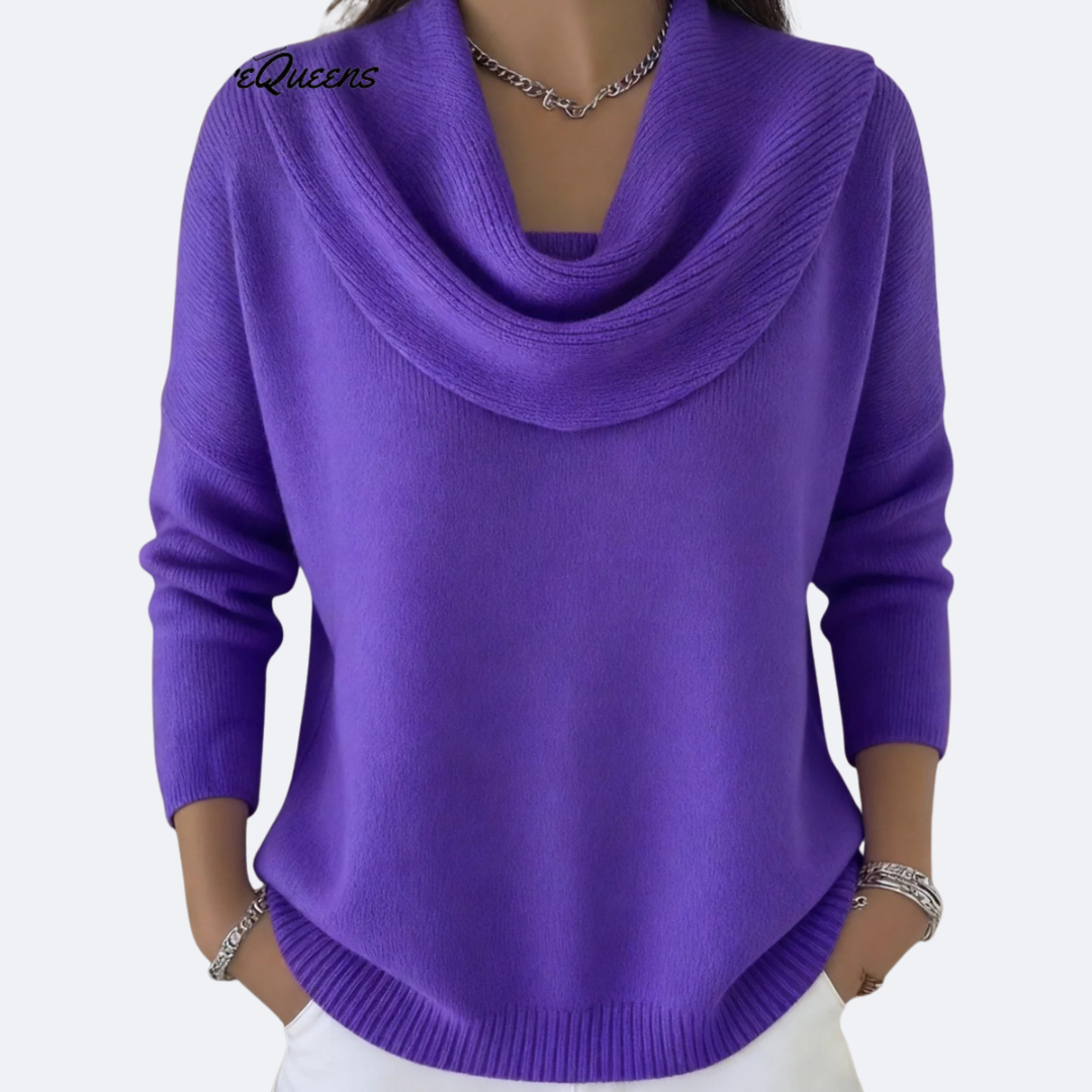 GIULIA - Trui met Ruffle Kraag Comfortabel