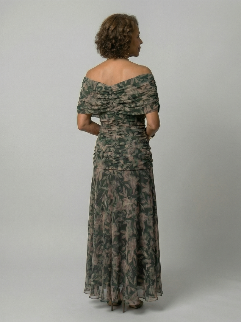 Calen | Off-shoulder midi-jurk