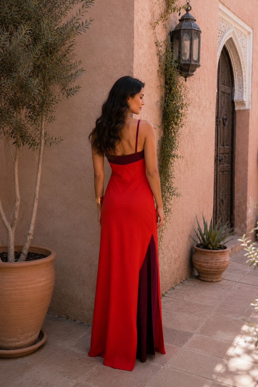 Oasis | Jurk in rood