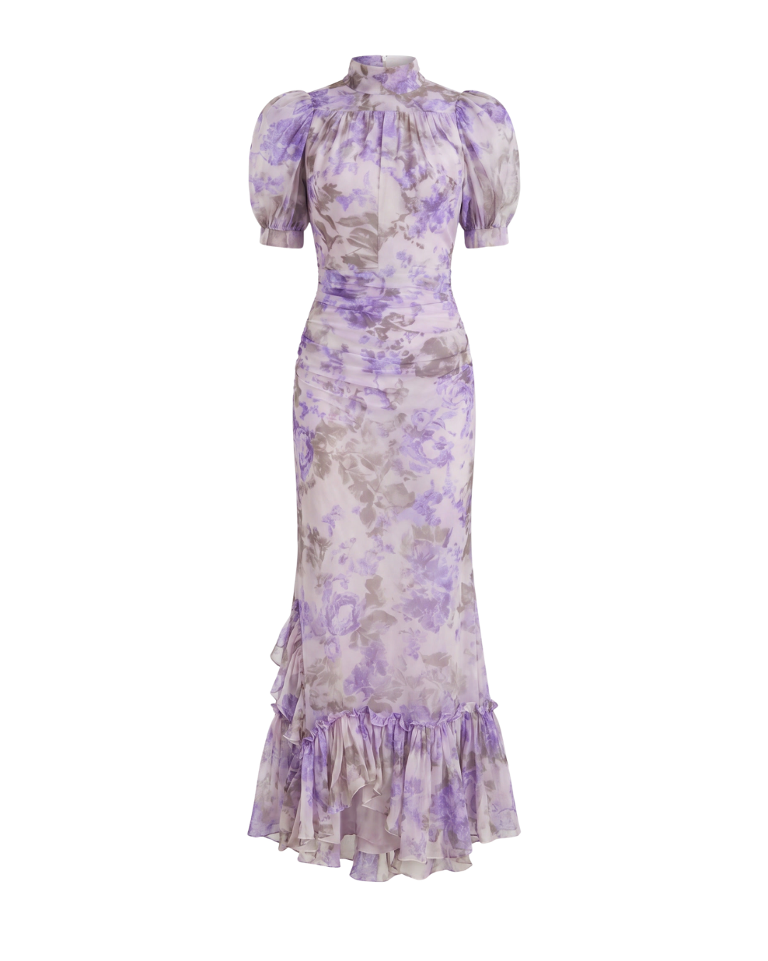 Puff Bloom | Jurk met pofmouwen en bloemenprint