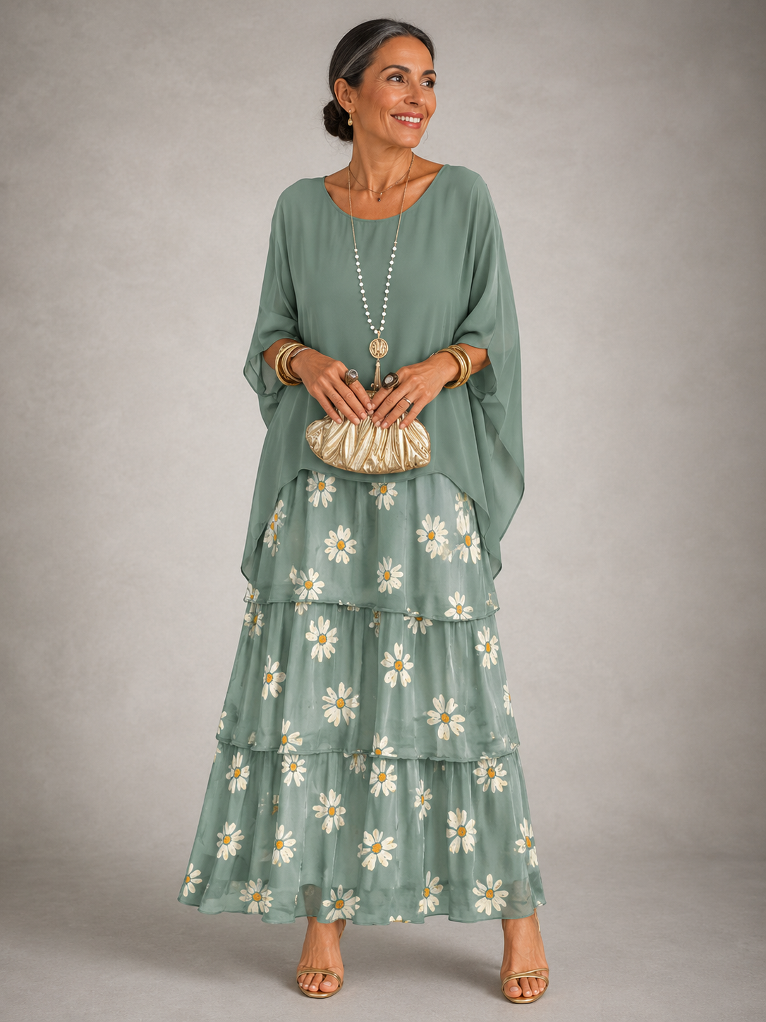 Lara | Elegante vloeiende maxi-jurk