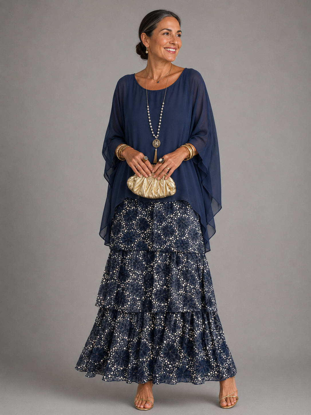 Lara | Elegante vloeiende maxi-jurk