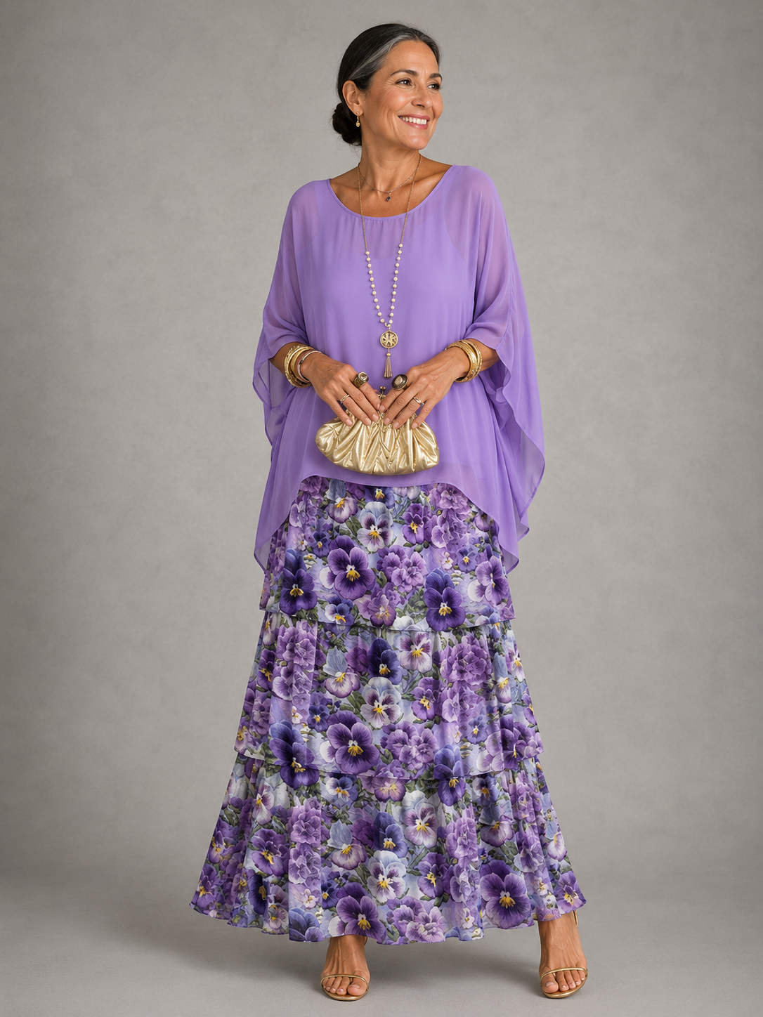 Lara | Elegante vloeiende maxi-jurk