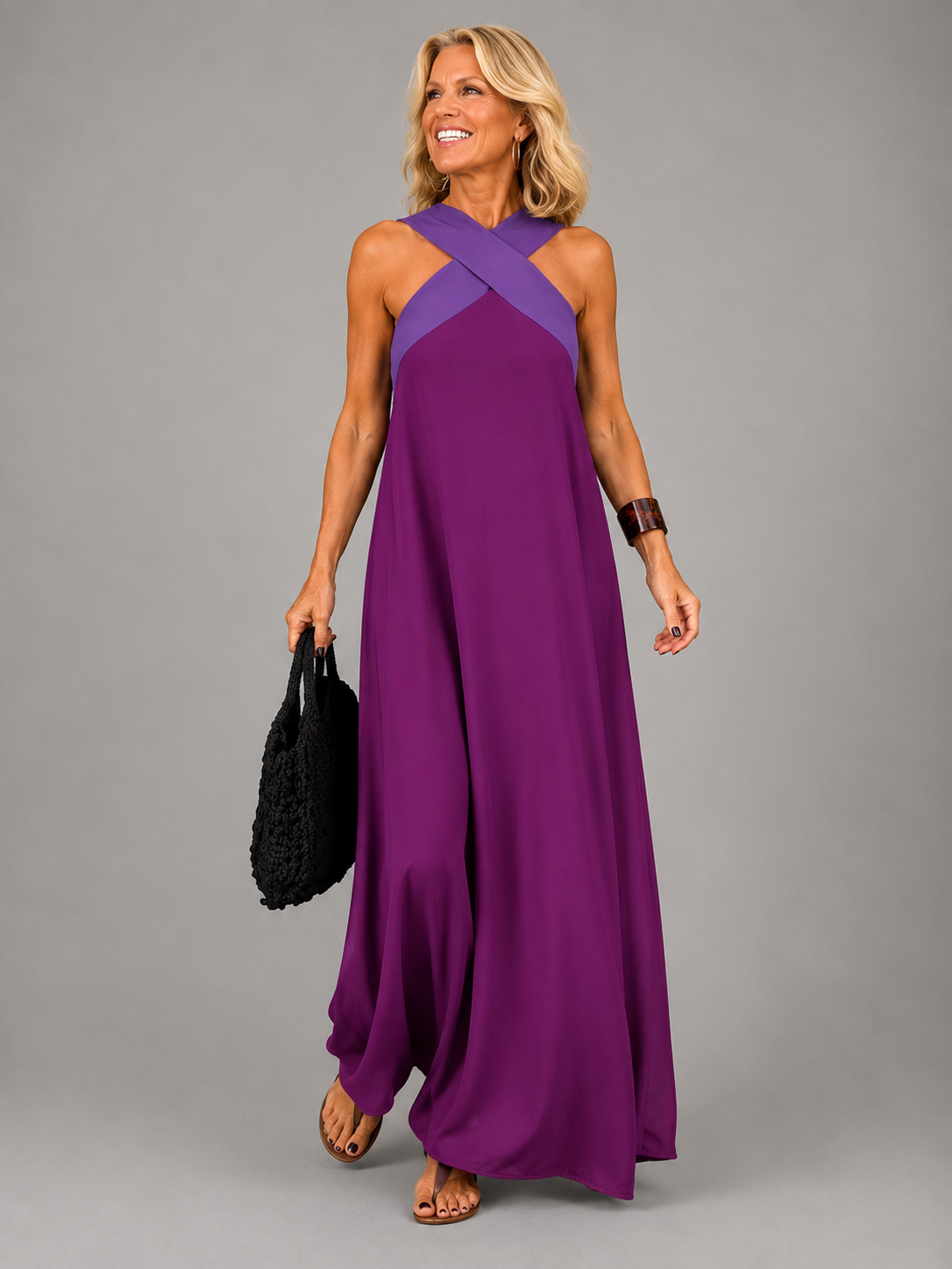 Velora | Elegante maxi-jurk met overslag