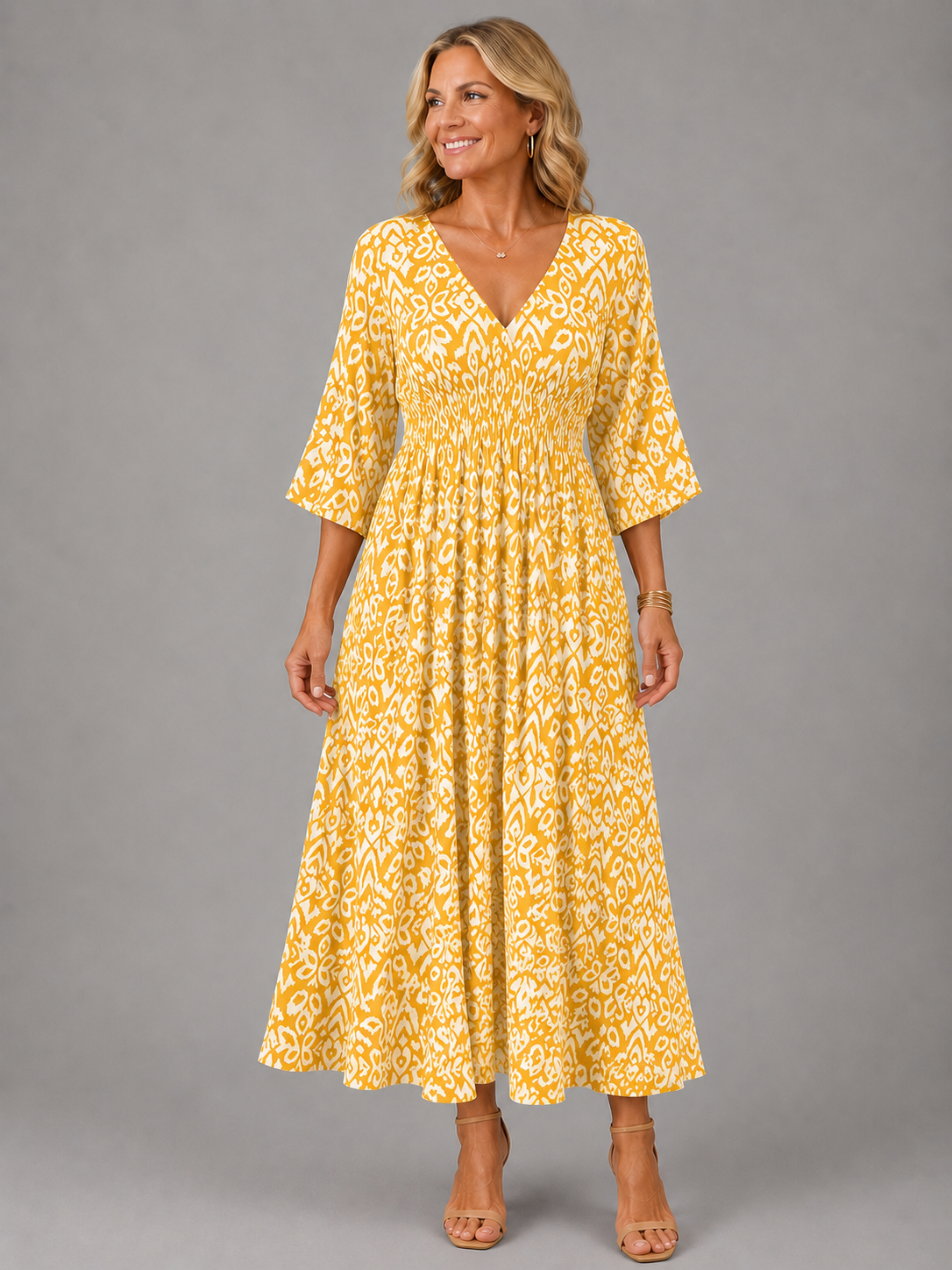 Althea | Bohemian midi-jurk