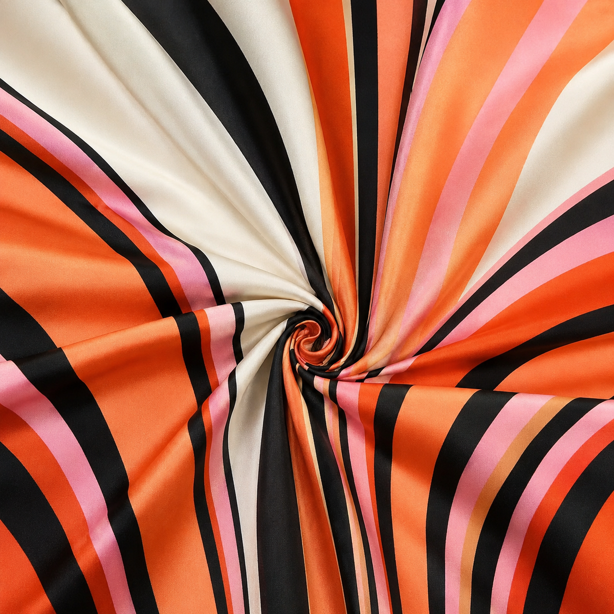 Lange jurk met halterhals en abstracte print
