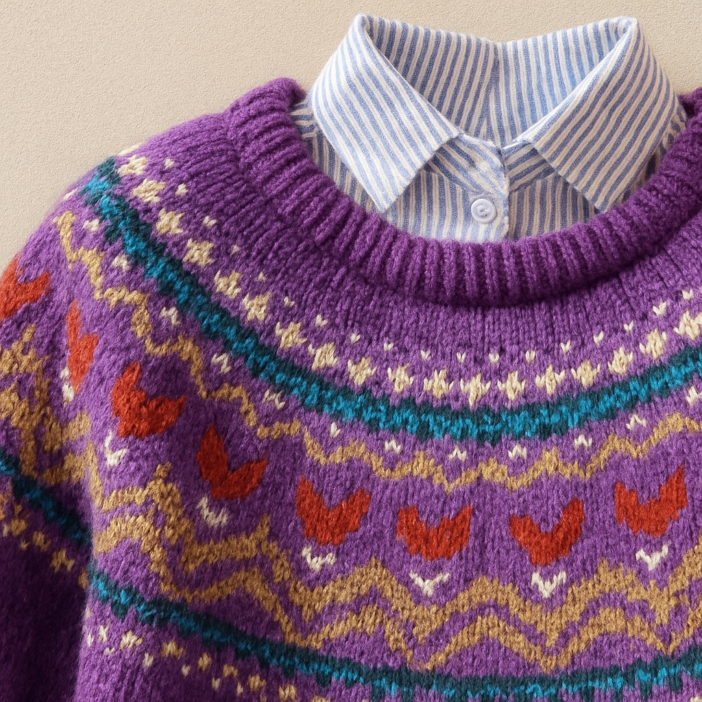 Solva™ | Klassieke Vintage Trui