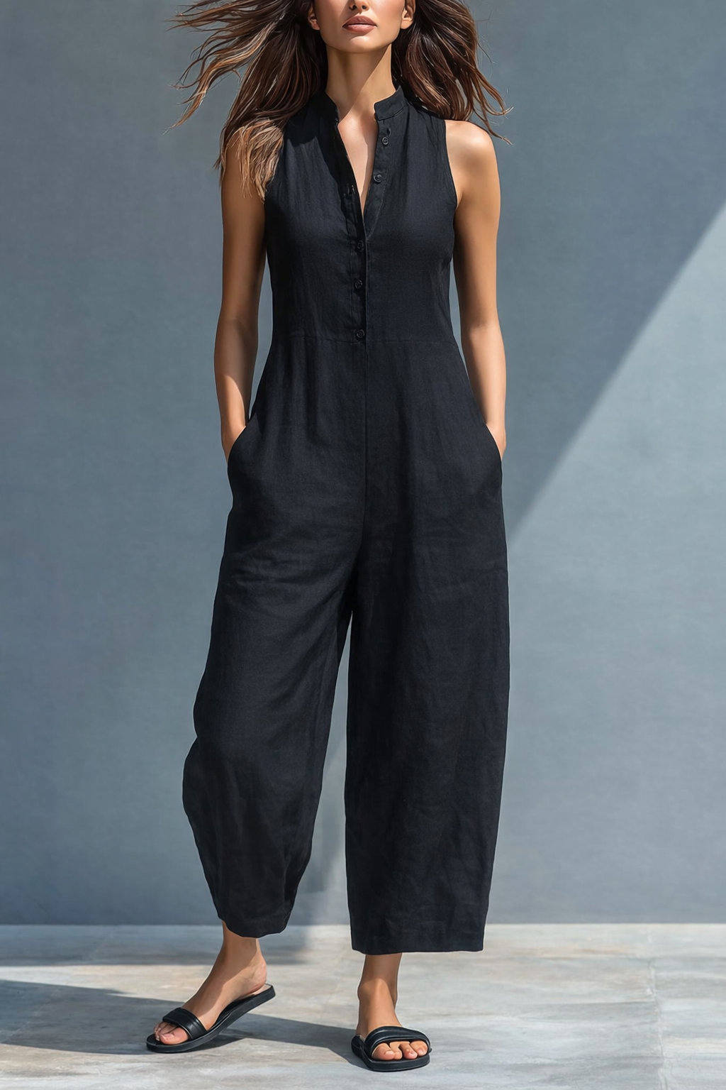 Lotte™ || Mouwloze minimalistische jumpsuit