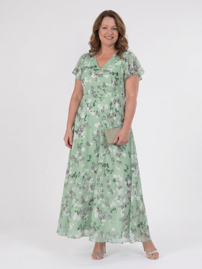 Ismeria | Maxi-jurk met bloemenprint