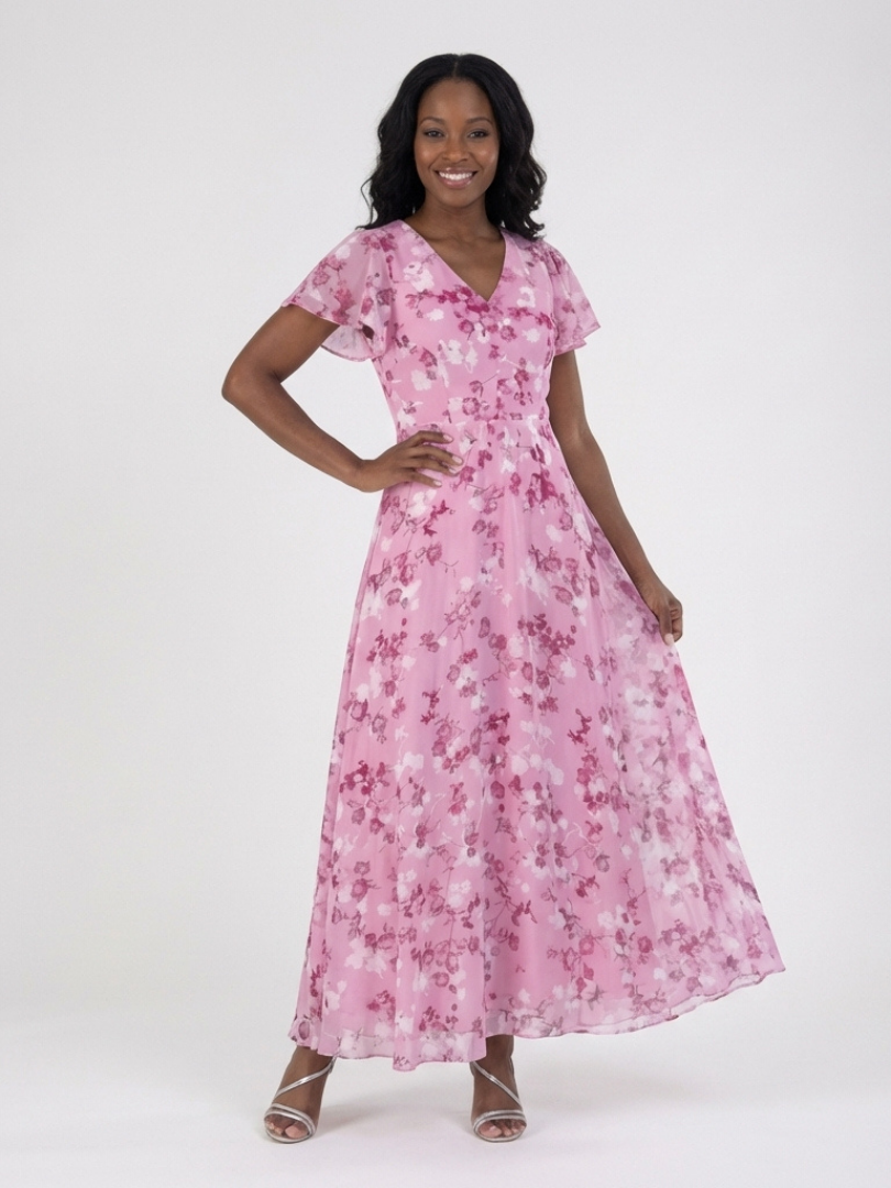 Ismeria | Maxi-jurk met bloemenprint