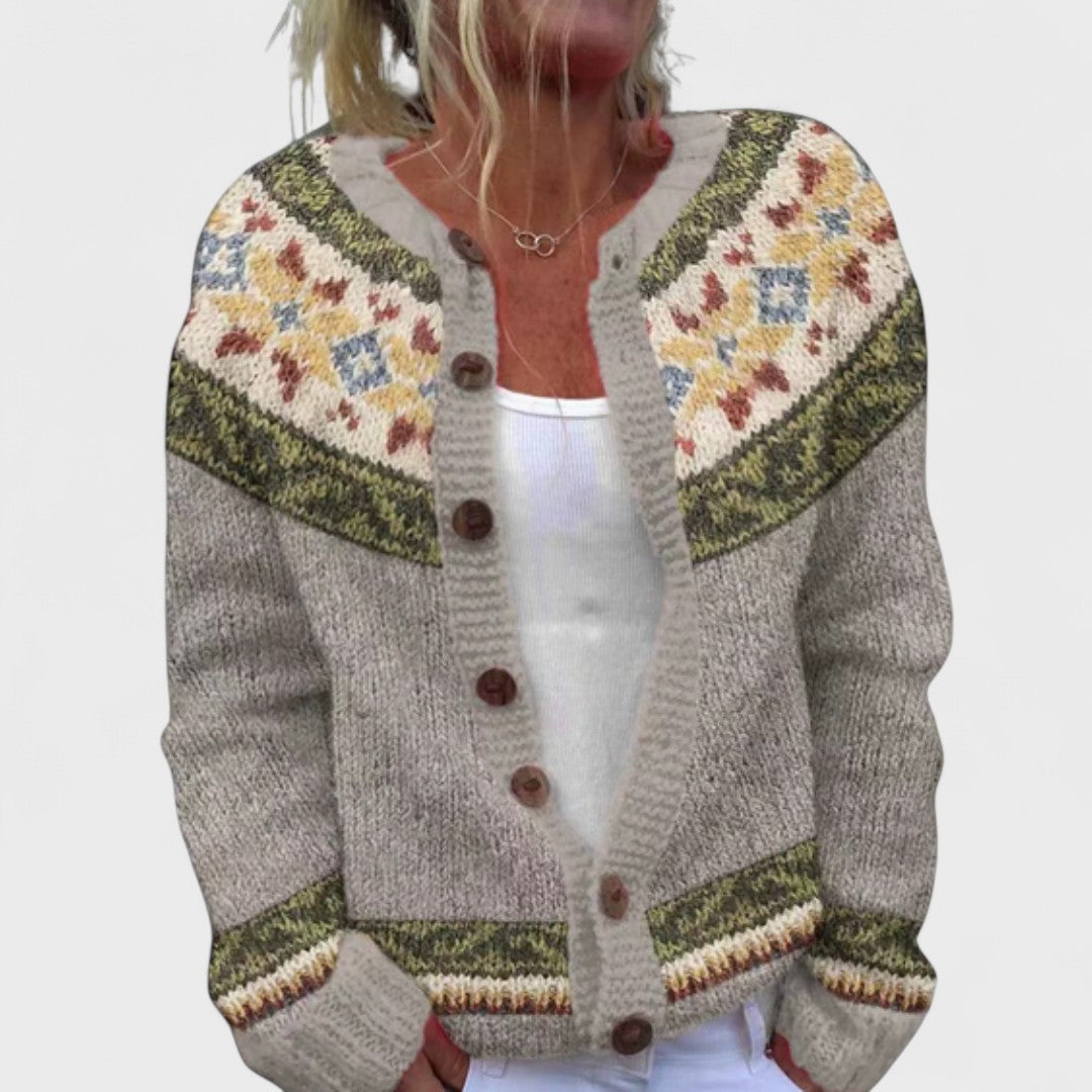 Lianne Verde Bosco – Chic oversized cardigan