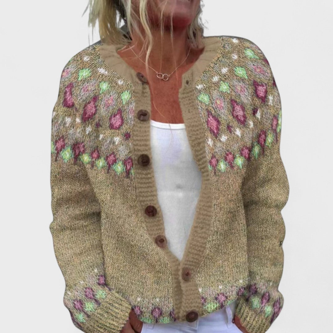 Lianne Grigio Perla – Chic cardigan