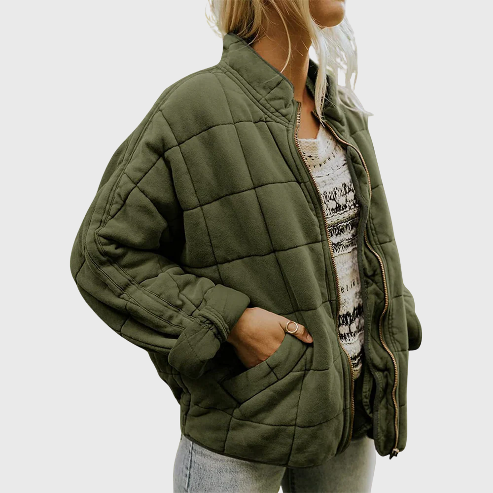 Josiane | Gewatteerde jas met een elegante oversized pasvorm