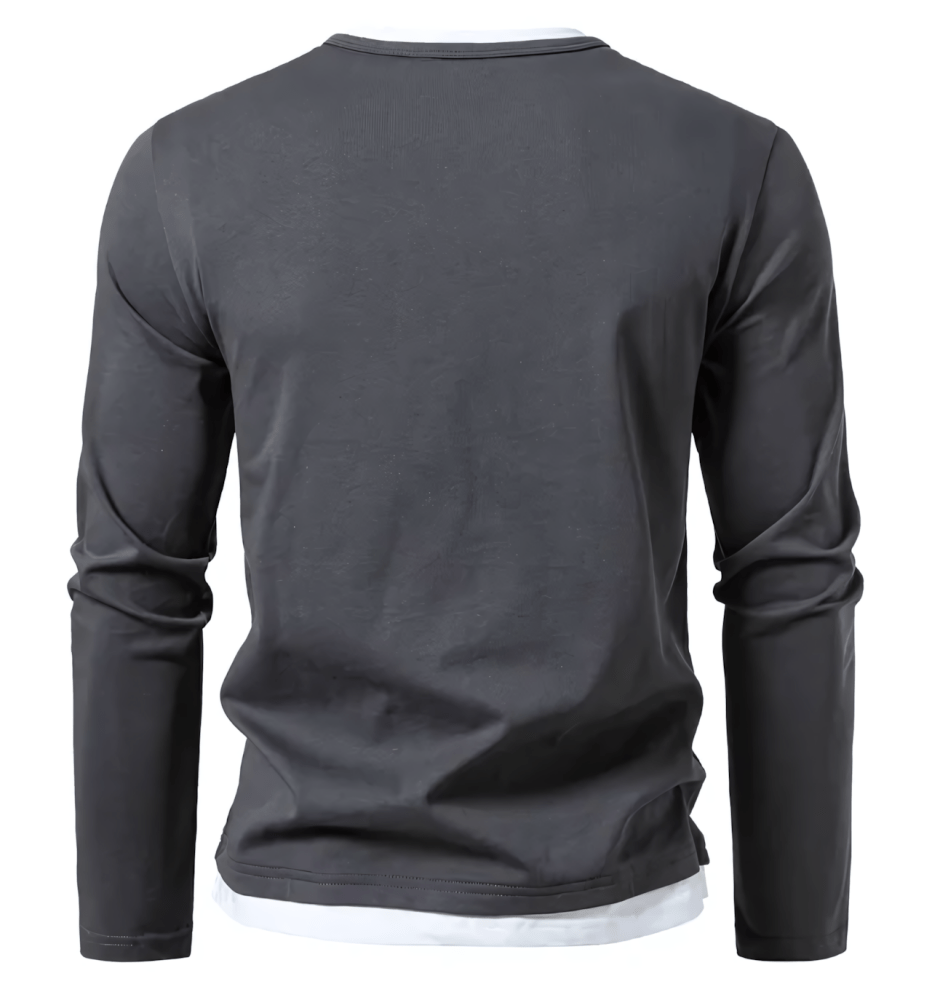 Alwin | Premium Longsleeve van gekamd katoen