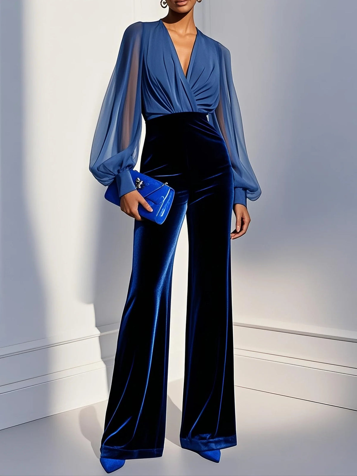 Maud™ || Elegante jumpsuit met V-hals
