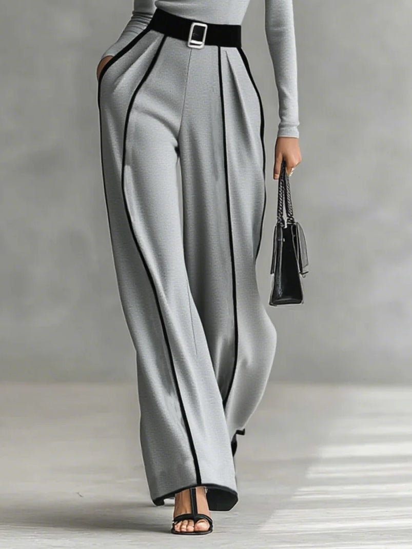Vera™ || Elegante set met contrastdetail