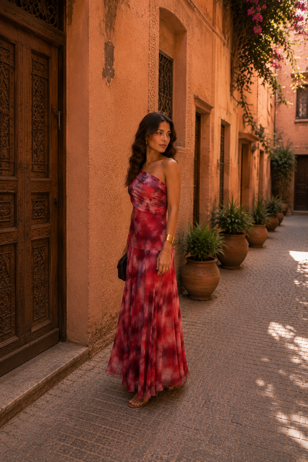Toledo | Jurk in rood