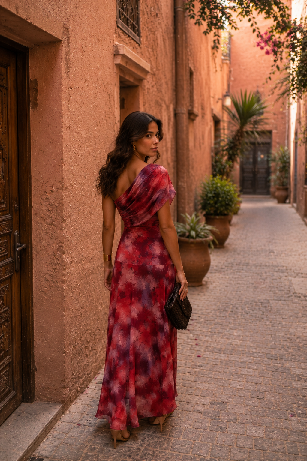Toledo | Jurk in rood