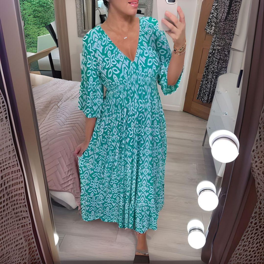 Nerida | Boho Everyday Print Jurk